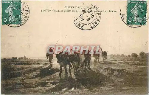 Cartes postales Musee du Louvre Troyon Constant (1810 1865)