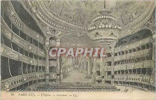 Cartes postales Paris (IXe) L'Opera Interieur