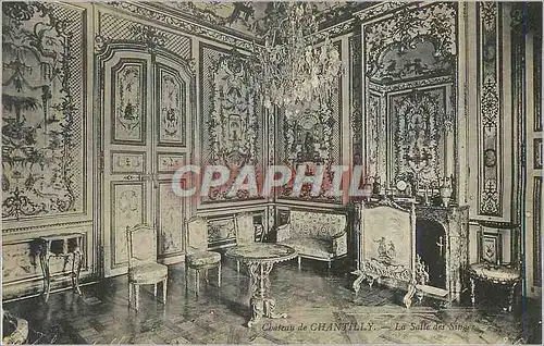 Cartes postales Chateau de Chantilly La Salle des Singes