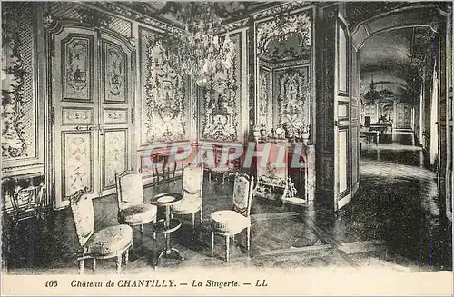 Cartes postales Chateau de Chantilly La Singerie