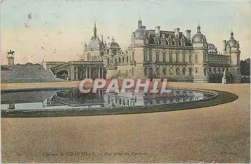 Ansichtskarte AK Chateau de Chantilly Vue prise du Parterre