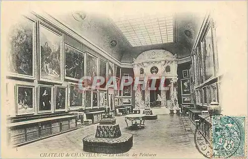 Ansichtskarte AK Chateau de Chantilly La Galerie des Peintures