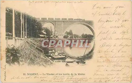 Ansichtskarte AK Nogent Le Viaduc et Les Bords de la Marne