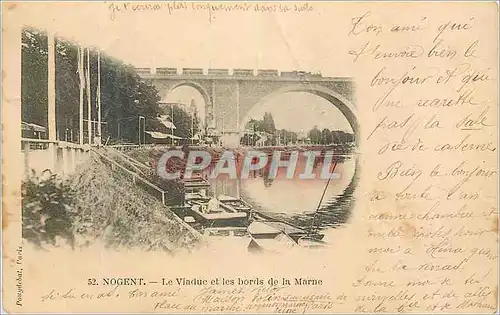 Cartes postales Nogent Le Viaduc et Les Bords de la Marne