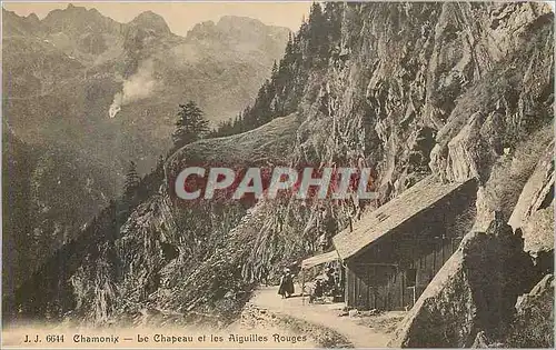 Cartes postales Chamonix Le Chapeau et les Aiguilles Rouges