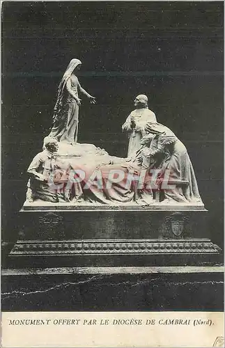 Cartes postales Monument Offert par le Diocese de Cambrai (Nord)