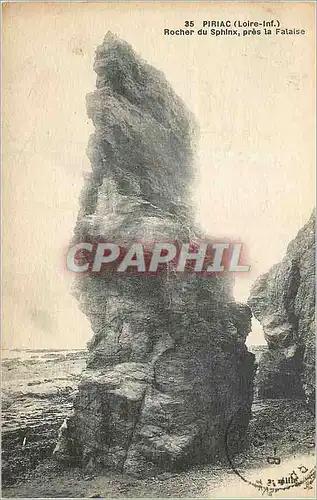Ansichtskarte AK Piriac sur Mer (Loire Inf) Rochers du Sphinx pres la Falaise