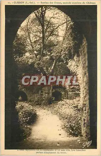 Cartes postales Clisson (L Inf) Bastion des Ormes Seconde Enceinte du Chateau