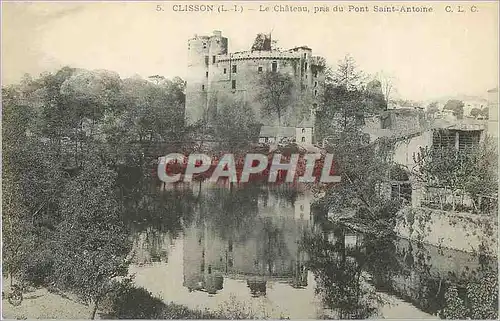 Ansichtskarte AK Clisson (L I) Le Chateau Pris du Pont Saint Antoine