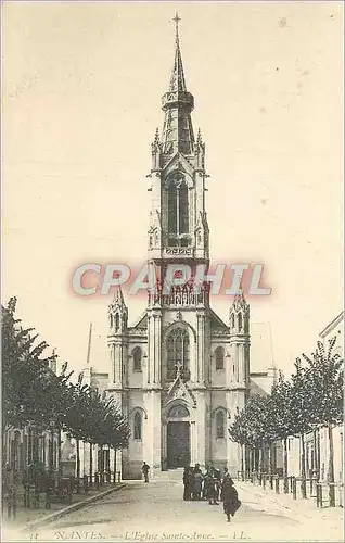 Ansichtskarte AK Nantes L'Eglise Sainte Anne