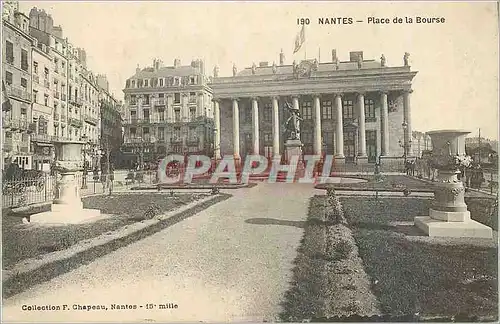Cartes postales Nantes Place de la Bourse