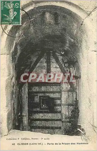 Cartes postales Clisson (Loire Inf) Porte de la Prison d'Hommes