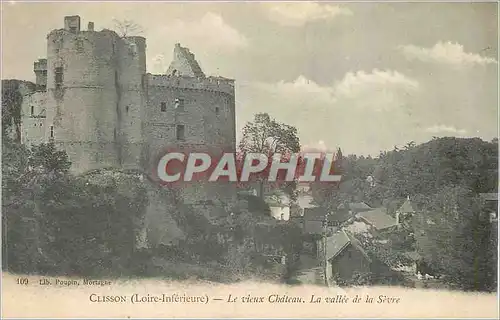 Ansichtskarte AK Clisson (Loire Inferieur) Le Vieux Chateau La Valle de la Sevre