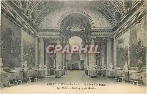 Ansichtskarte AK versailles Le Palais Galerie des Batailles