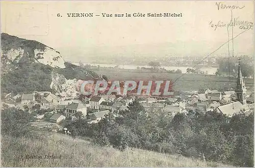 Cartes postales Vernon Vue sur la Cote Saint Michel
