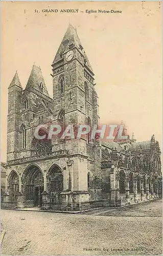 Cartes postales Grand Andely Eglise Notre Dame