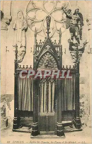 Cartes postales Evreux Eglise St Taurin St Fiacre et St Michel
