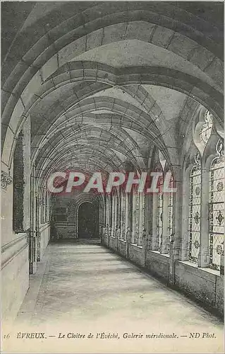 Cartes postales Evreux Le Cloitre de L'Eveche Galerie Meridionale