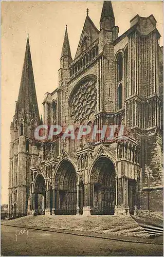 Cartes postales La Douce France Chartres (Eure et Loir) Le Portail Sud et la Vieille Tour