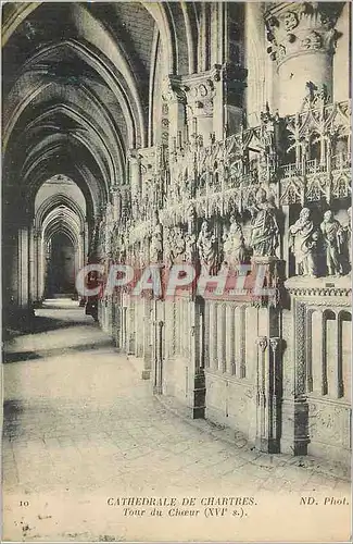 Ansichtskarte AK Cathedrale de Chartres Tour du Choeur (XVIe Siecle)