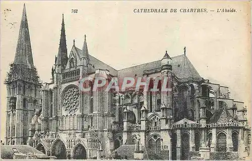 Cartes postales Chartres  Cathedrale L'Abside