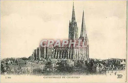 Cartes postales Cathedrale de Chartres