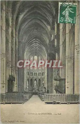 Cartes postales Chartres La Cathedrale