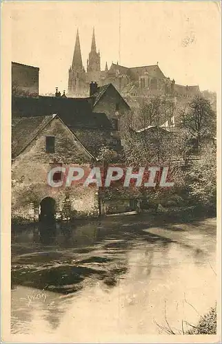 Ansichtskarte AK La Douce France Chartres (Eure et Loir) Matinee de Printemps sur les Bords de l'Eure