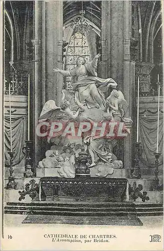 Cartes postales Cathedrale de Chartres L'Assomption par Bridan