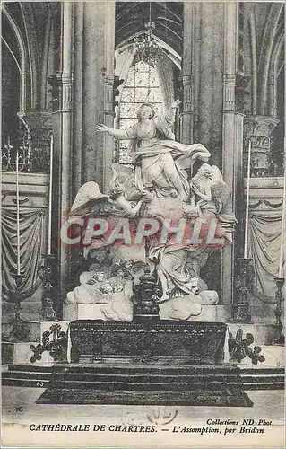 Cartes postales Cathedrale de Chartres L'Assomption par Bridan