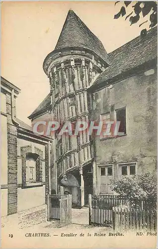 Cartes postales Chartres Escalier de la Reine Berthe