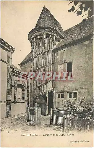 Cartes postales Chartres Escalier de la Reine Berthe