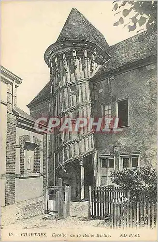 Cartes postales Chartres Escalier de la Reine Berthe