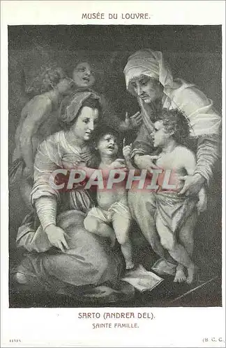 Ansichtskarte AK Musee du Louvre Sarto (Andrea Del) Sainte Famille