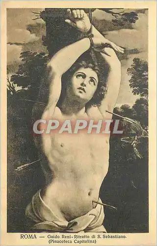 Cartes postales Roma Guido Reni Ritratto di S Sebastiano (Pinacoteca Capitolina)