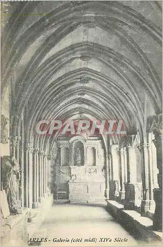 Cartes postales Arles Galerie (Cote Midi) XIVe siecle