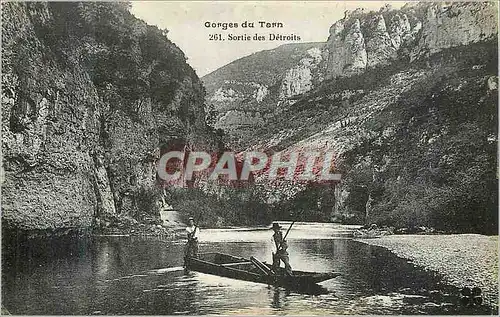 Ansichtskarte AK Gorges du Tarn Sortie des Detroits