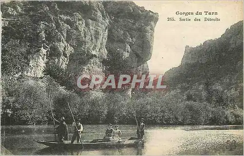 Cartes postales Gorges du Tarn Sortie des Detroits