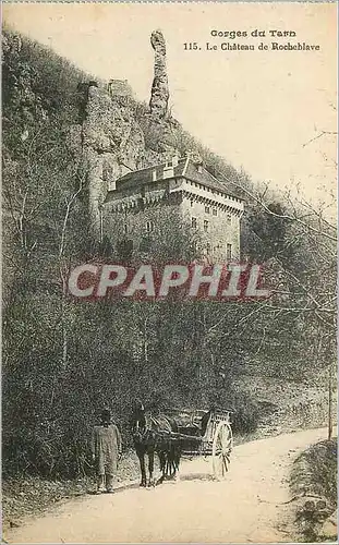 Ansichtskarte AK Gorges du Tarn le Chateau de Rocheblave
