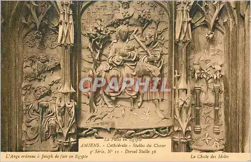 Cartes postales Amiens Cathedrale Stalles du Choeur