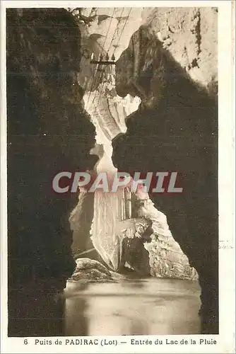 Cartes postales Puits de Padirac (Lot) Entree du Lac de la Pluie