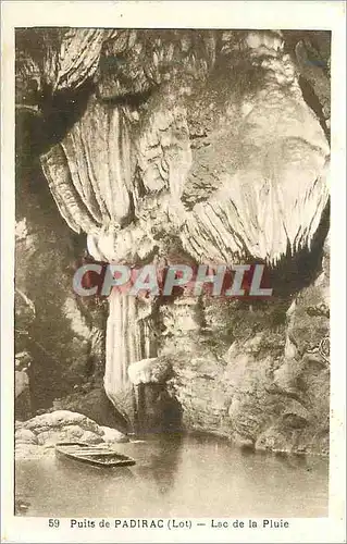 Cartes postales Puits de Padirac (Lot) Lac de la Pluie
