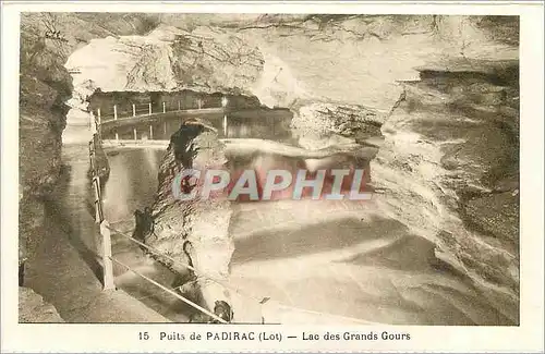 Cartes postales Puits de Padirac (Lot) Lac des Grands Gours
