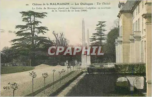 Cartes postales Chateau de la Malmaison  les Obelisques