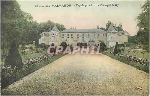 Cartes postales Chateau de la Malmaison Facade Principale