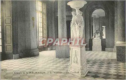 Cartes postales Chateau de la Malmaison le Vestibule