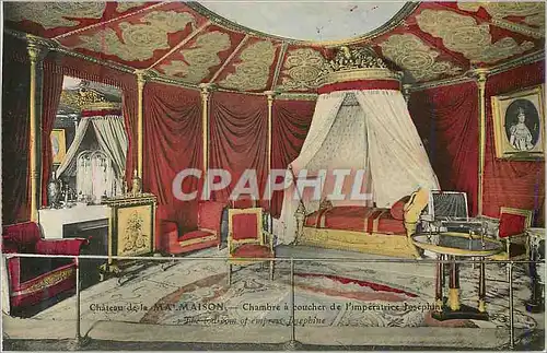 Cartes postales Chateau de la Malmaison Chambre a Coucher de l'Imperatrice Josephine