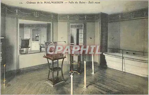 Cartes postales Chateau de la Malmaison Salle de Bains
