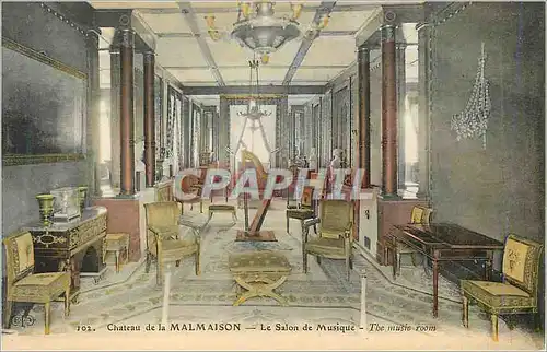 Cartes postales Chateau de la Malmaison la Salon de Musique