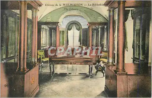 Cartes postales Chateau de la Malmaison la Bibliotheque